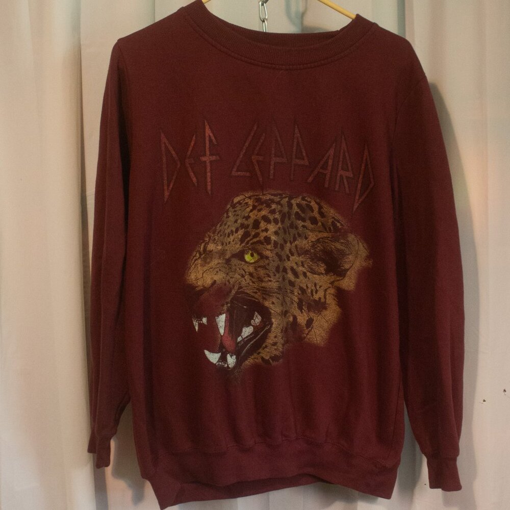 Ladies Size XL Def Leppard Sweatshirt Pre-owned